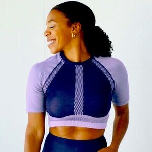 NWOT Fabletics Jessie Seamless Crop Top size Large